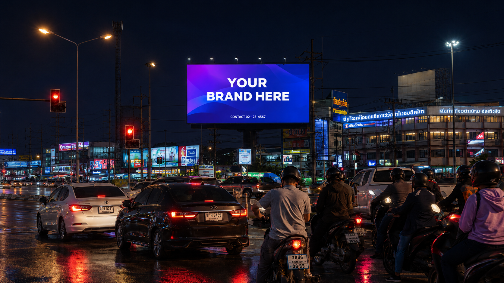 ป้าย LED โซน Central Si Racha – ถนนสุขุมวิท หน้า Central Si Racha สื่อโฆษณา DOOH Media108